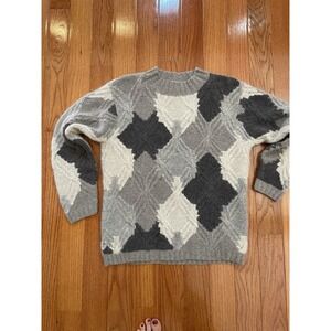 Norm‎ Thompson Lambswool Angora Blend Sweater Medium M Soft Warm Cozy Knit